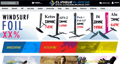 Desktop Screenshot of cliniquedelaplanche.com